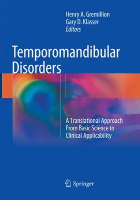 Klasser / Gremillion |  Temporomandibular Disorders | Buch |  Sack Fachmedien