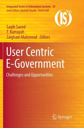 Saeed / Mahmood / Ramayah |  User Centric E-Government | Buch |  Sack Fachmedien