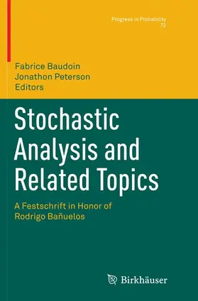 Peterson / Baudoin |  Stochastic Analysis and Related Topics | Buch |  Sack Fachmedien