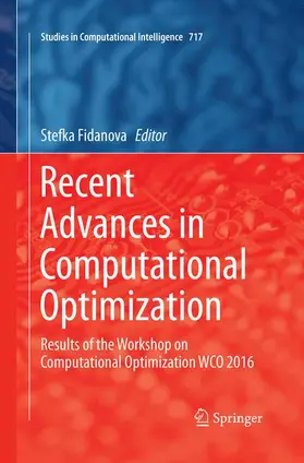 Fidanova |  Recent Advances in Computational Optimization | Buch |  Sack Fachmedien