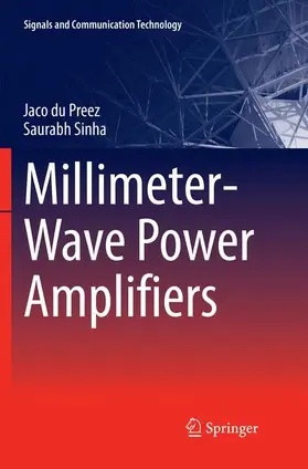 Sinha / du Preez |  Millimeter-Wave Power Amplifiers | Buch |  Sack Fachmedien