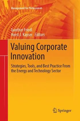 Kayser / Friedl |  Valuing Corporate Innovation | Buch |  Sack Fachmedien