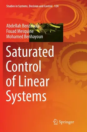 Benzaouia / Benhayoun / Mesquine |  Saturated Control of Linear Systems | Buch |  Sack Fachmedien