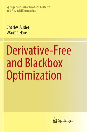 Hare / Audet |  Derivative-Free and Blackbox Optimization | Buch |  Sack Fachmedien