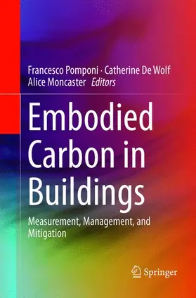 Pomponi / Moncaster / De Wolf |  Embodied Carbon in Buildings | Buch |  Sack Fachmedien