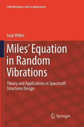 Wijker |  Miles' Equation in Random Vibrations | Buch |  Sack Fachmedien