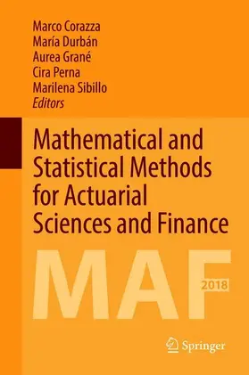 Corazza / Durbán / Sibillo |  Mathematical and Statistical Methods for Actuarial Sciences and Finance | Buch |  Sack Fachmedien