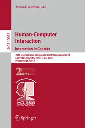 Kurosu | Human-Computer Interaction. Interaction in Context | E-Book | sack.de