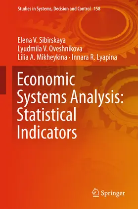 Sibirskaya / Oveshnikova / Mikheykina |  Economic Systems Analysis: Statistical Indicators | eBook | Sack Fachmedien
