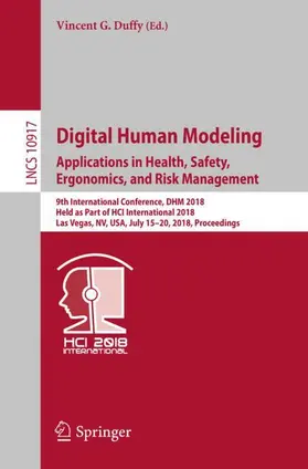 Duffy |  Digital Human Modeling. Applications in Health, Safety, Ergonomics, and Risk Management | Buch |  Sack Fachmedien