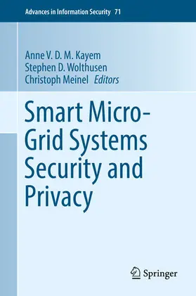 Kayem / Wolthusen / Meinel | Smart Micro-Grid Systems Security and Privacy | E-Book | sack.de