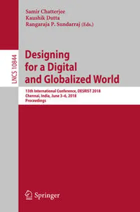 Chatterjee / Dutta / Sundarraj |  Designing for a Digital and Globalized World | eBook | Sack Fachmedien