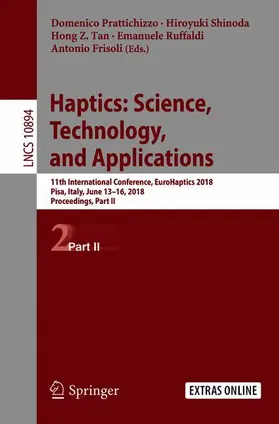 Prattichizzo / Shinoda / Frisoli |  Haptics: Science, Technology, and Applications | Buch |  Sack Fachmedien