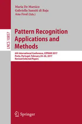 De Marsico / di Baja / Fred |  Pattern Recognition Applications and Methods | eBook | Sack Fachmedien