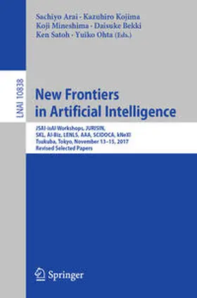 Arai / Kojima / Mineshima |  New Frontiers in Artificial Intelligence | eBook | Sack Fachmedien