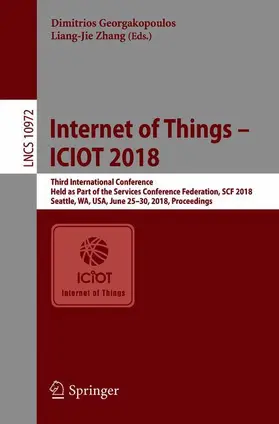 Zhang / Georgakopoulos |  Internet of Things - ICIOT 2018 | Buch |  Sack Fachmedien