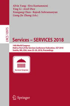 Yang / Kantamneni / Li | Services – SERVICES 2018 | E-Book | www2.sack.de