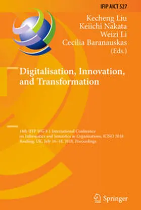 Liu / Nakata / Li |  Digitalisation, Innovation, and Transformation | eBook | Sack Fachmedien