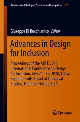 Di Bucchianico |  Advances in Design for Inclusion | Buch |  Sack Fachmedien