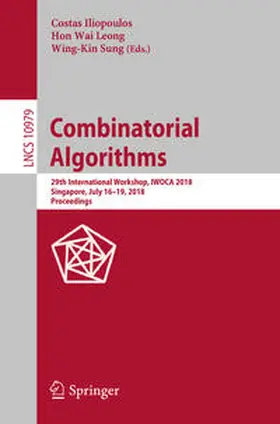 Iliopoulos / Leong / Sung |  Combinatorial Algorithms | eBook | Sack Fachmedien