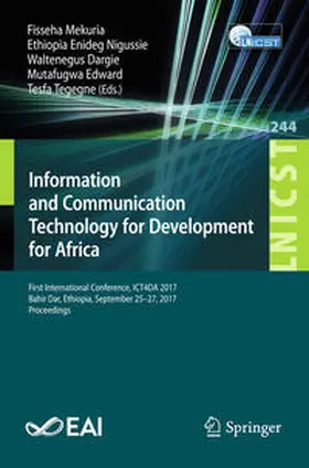 Mekuria / Nigussie / Dargie |  Information and Communication Technology for Development for Africa | eBook | Sack Fachmedien