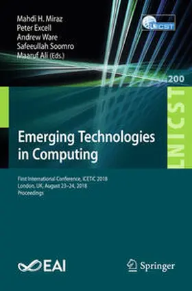 Miraz / Excell / Ware |  Emerging Technologies in Computing | eBook | Sack Fachmedien