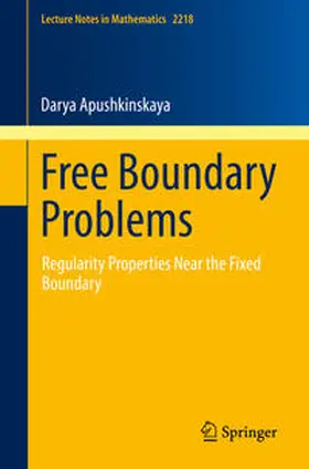 Apushkinskaya | Free Boundary Problems | E-Book | www2.sack.de
