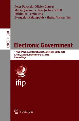 Parycek / Glassey / Janssen |  Electronic Government | Buch |  Sack Fachmedien