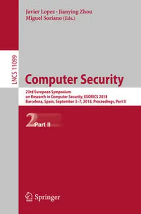 Lopez / Zhou / Soriano |  Computer Security | eBook | Sack Fachmedien