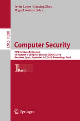 Lopez / Zhou / Soriano |  Computer Security | eBook | Sack Fachmedien