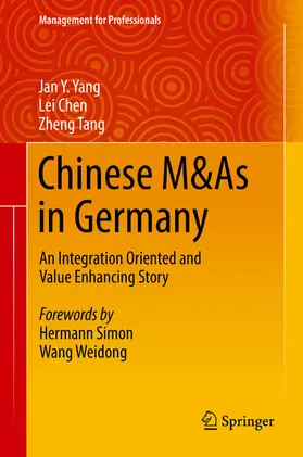 Yang / Chen / Tang |  Chinese M&As in Germany | eBook | Sack Fachmedien