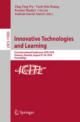 Wu / Huang / Shadiev |  Innovative Technologies and Learning | eBook | Sack Fachmedien