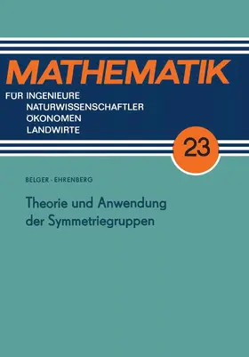 Ehrenberg |  Theorie und Anwendung der Symmetriegruppen | Buch |  Sack Fachmedien