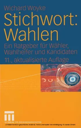 Woyke | Stichwort: Wahlen | E-Book | sack.de