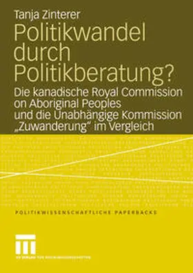 Zinterer |  Politikwandel durch Politikberatung? | eBook | Sack Fachmedien