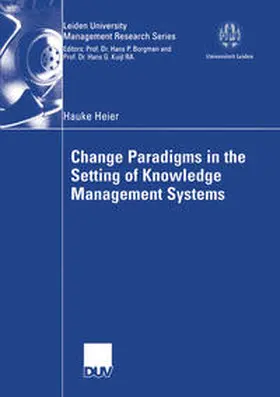 Heier |  Change Paradigms in the Setting of Knowledge Management Systems | eBook | Sack Fachmedien