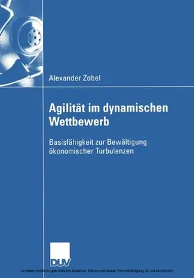 Zobel | Agilität im dynamischen Wettbewerb | E-Book | sack.de