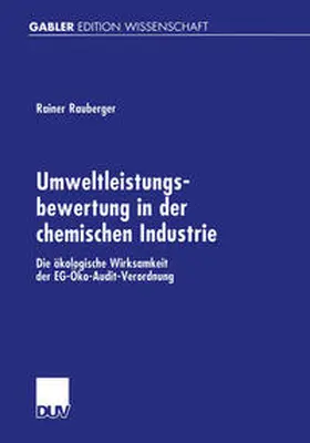Rauberger | Umweltleistungsbewertung in der chemischen Industrie | E-Book | sack.de
