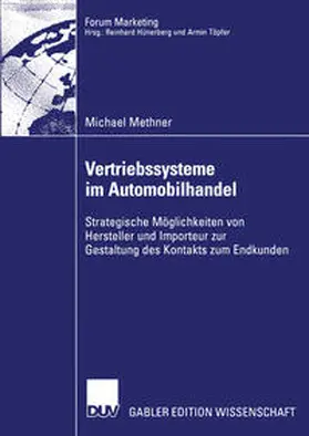Methner | Vertriebssysteme im Automobilhandel | E-Book | www2.sack.de