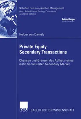Daniels | Private Equity Secondary Transactions | E-Book | sack.de