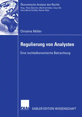 Müller | Regulierung von Analysten | E-Book | sack.de