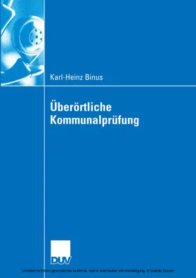 Binus |  Überörtliche Kommunalprüfung | eBook | Sack Fachmedien