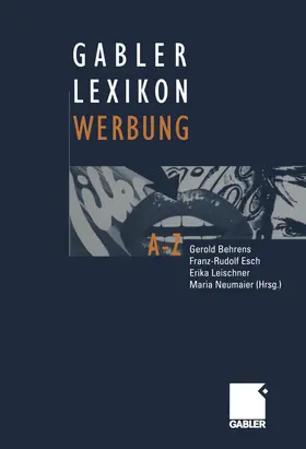 Behrens / Neumaier / Esch |  Gabler Lexikon Werbung | Buch |  Sack Fachmedien