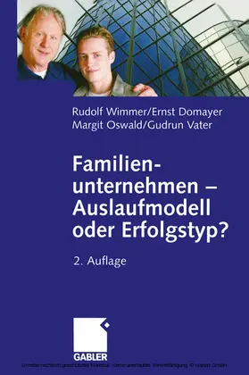 Wimmer / Domayer / Oswald |  Familienunternehmen — Auslaufmodell oder Erfolgstyp? | eBook | Sack Fachmedien