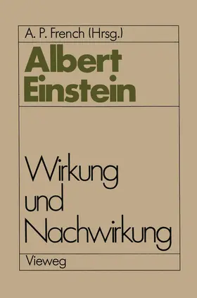 French |  Albert Einstein Wirkung und Nachwirkung | Buch |  Sack Fachmedien