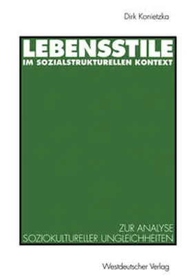 Konietzka | Lebensstile im sozialstrukturellen Kontext | E-Book | sack.de