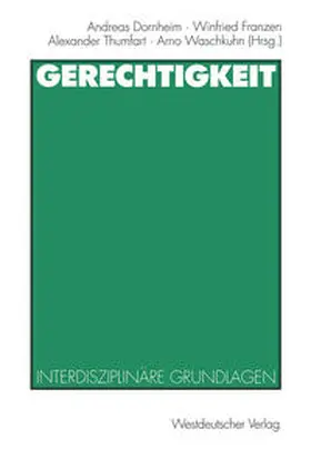 Dornheim / Franzen / Thumfart |  Gerechtigkeit | eBook | Sack Fachmedien