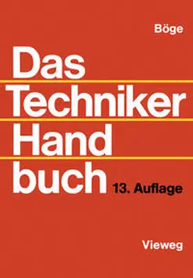 Böge |  Das Techniker Handbuch | eBook | Sack Fachmedien