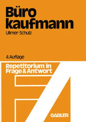 Ullmer-Schulz | Der Bürokaufmann | E-Book | sack.de
