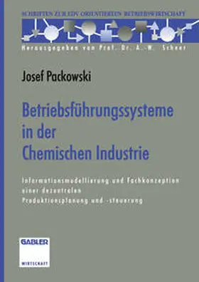 Packowski |  Betriebsführungssysteme in der Chemischen Industrie | Buch |  Sack Fachmedien